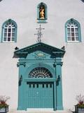 Église de Saint-Augustin-de-Desmaures. Détail. Vue avant