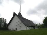 Église de Sainte-Maria-Goretti. Vue arrière