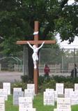 Calvaire du cimetière des Soeurs de Saint-Joseph de Saint-Vallier. Vue avant