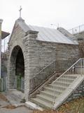 Grotte de Notre-Dame-de-Lourdes. Vue d'angle