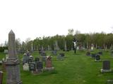 Cimetière de Deschambault. Vue d'ensemble