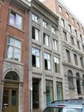 Magasin-entrepôt Succession-Delorme. Vue avant