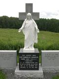 Calvaire du cimetière des Servantes-de-Notre-Dame-Reine-du-Clergé. Vue avant