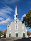 Église de Saint-Bruno-de-Kamouraska. Vue avant