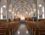 Église de Saint-Bruno-de-Kamouraska. Vue intérieure