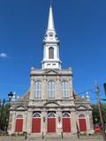 Église de Saint-Pascal-de-Kamouraska. Vue avant