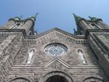 Cathédrale de Saint-Hyacinthe-le-Confesseur. Détail. Vue avant