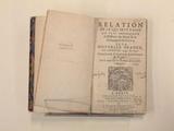 Livre (Relation de ce qui s'est passé de plus remarquable és missions des pères de la Compagnie de Jésus, en la Nouvelle France es années 1645 & 1646 : envoyée au R.P. provincial de la province de France). Page de titre