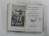 Livre (Histoire philosophique et politique des établissements et du commerce des Européens dans les deux Indes (Tome V)). Page de titre