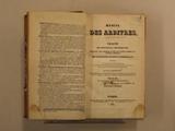 Livre (Manuel des arbitres, ou, Traité des principales connaissances, nécessaires pour instruire et juger les affaires soumises aux décisions arbitrales : soit en matières civiles ou commerciales). Page de titre