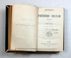 Livre (Lettres de Frédéric Ozanam, 1831-1853 (Tome II)). Page de titre