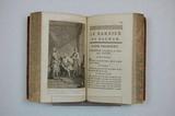 Livre (Oeuvres de M. Palissot (Tome I)). Intérieur de l'imprimé avec illustration
