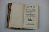 Livre (Oeuvres de M. Palissot (Tome V)). Page de titre