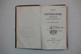 Livre (Tableau de la littérature italienne depuis l'établissement du christianisme jusqu'à nos jours). Page de titre