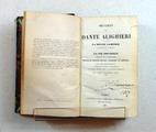 Livre (Oeuvres de Dante Alighieri). Page de titre