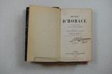 Livre (Oeuvres d'Horace (Tome II)). Page de titre