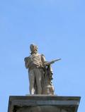 Statue (sculpture) de l'amiral Horatio Nelson. Vue avant