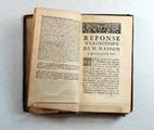 Livre (Nouveaux éclaircissemens sur les oeuvres d'Horace : avec la réponse à la critique de M. Masson, ministre réfugié en Angleterre). Intérieur de l'imprimé