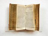 Livre (C. Crispus Sallustius [Bellum Catilinarium. Bellum Jugurthinum. Historiarum fragmenta libri quinque. Fragmenta incertorum librorum. Orationes duae ad C. Caesarem adscriptae. In M. Tullium Ciceronem declamatio. Vita Sallustii ex libris Petri Creniti]). Intérieur de l'imprimé