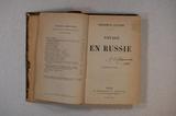 Livre (Voyage en Russie). Page de titre