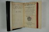 Livre (Mémoires des commissaires du Roi et de ceux de Sa majesté britannique, sur les possessions & les droits respectifs des deux couronnes en Amérique : avec les actes publics & pièces justificatives (Volume I)). Page de titre
