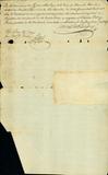 Document (Contrat de mariage de William Grant et Marie Catherine Deschambault, veuve de Charles Lemoine de Longueuil)