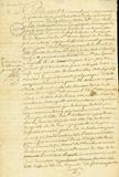 Document (Donation de l'Île Ste-Marguerite, dans la rivière Ste-Anne, par Pierre Thomas Tarieu de La Pérade, à sa fille Marie-Anne, épouse de Richard Testu de La Richardière)