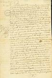 Document (Donation de l'Île Ste-Marguerite, dans la rivière Ste-Anne, par Pierre Thomas Tarieu de La Pérade, à sa fille Marie-Anne, épouse de Richard Testu de La Richardière)