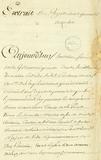 Document (Acte de clôture d'inventaire des biens de la succession de Nicolas Antoine Coulon de Villiers)