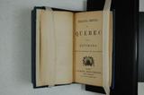 Livre (Stadacona depicta, or, Quebec and its environs, historically, panoramically, and locally exhibited). Page de titre