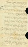 Document (Accord entre M. de Montgolfier, Pierre Foretier et Joseph Périneau, au sujet de parties du fief Closse)