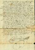 Document (Concession d'une terre forestière à Boucherville, par Pierre Boucher, à François Roussel dit Tranchemontagne)
