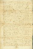 Document (Concession d'habitation de 4 arpents par 40, en la seigneurie de St-Pierre, vis-à-vis Batiscan, par Louis Levrard à Jean Rivard)