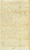 Document (Concession d'habitation de 4 arpents par 40, en la seigneurie de St-Pierre, vis-à-vis Batiscan, par Louis Levrard à Jean Rivard)
