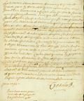 Document (Concession d'habitation de 4 arpents par 40, en la seigneurie de St-Pierre, vis-à-vis Batiscan, par Louis Levrard à Jean Rivard)