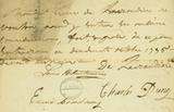 Document (Bail de loyer de deux moulins, au fief Carufel par Charles de Lanaudière à Charles Dunn)