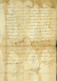 Document (Quittance par Marguerite Le Boeuf, femme de Gabriel LeMieux, à Pierre Dufresne pour 29 livres dues au sieur Morisset)