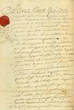 Document (Jugement en faveur de Louise Denis veuve D'Aillebout d'Argenteuil contre Marie Madeleine Dumouchel, veuve de Claude Maurice Lafantaisie, pour billet dûs)