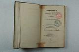 Livre (Practical notes made during a second visit to Canada in MDCCCXXXIII). Page de titre
