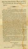 Document (Proclamation pour la répression des mouvements séditieux. Lettre circulaire de l'évêque de Québec sur le même sujet)