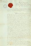 Document (Warrant of arrest, by order of the Assembly, against Philippe de Gaspé, charged with violence against Ed. Bailie O'Callaghan, a member of the Assembly. Warrant of confinement to gaol against the same)
