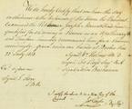Document (Licence of Apothecary to Joseph Morrin)