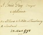Document (Commission de capitaine de milice à Montréal, à Louis Guy)