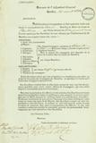 Document (Instructions au lieutenant-Colonel Barthélemy Joliette pour la formation d'un bataillon de milice dans le comté de Berthier)