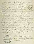 Document (Lettre de Cécile Baby à Georges Baby)