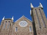 Église de Saint-Michel-de-Percé. Détail. Vue avant