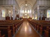 Église de Saint-Michel-de-Percé. Vue intérieure