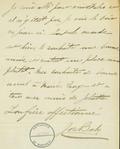 Document (Lettre de J. Jos. Baby à Alfred Baby)