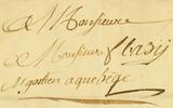 Document (Lettre de Louis Baby à François Baby)