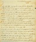 Document (Lettre de Thérèse Le Comte Dupré à François Baby)